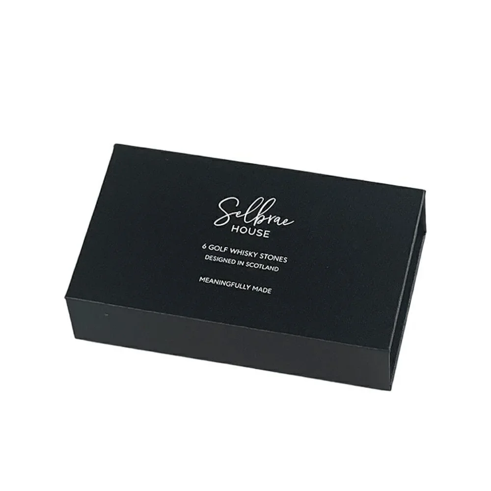 Scottish SELBRAE HOUSE 6 Stag Whisky Stones NIB